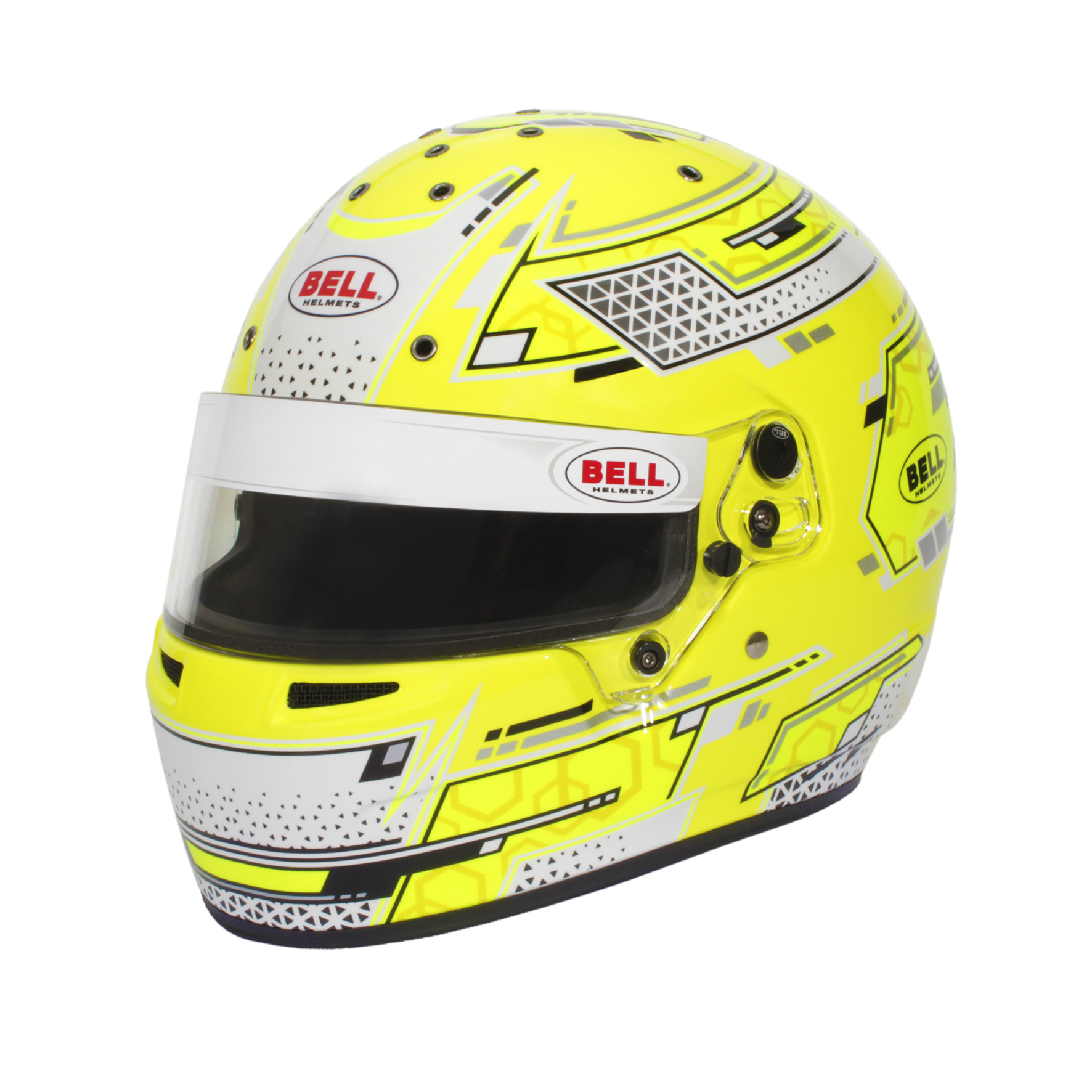 Picture of BELL RS7-K kart helmet Stamina yellow